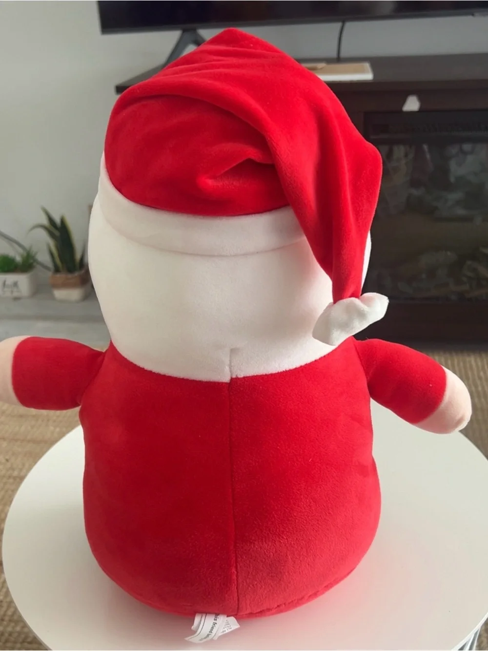 Plush Santa Holiday Decorative Figure - Red and White